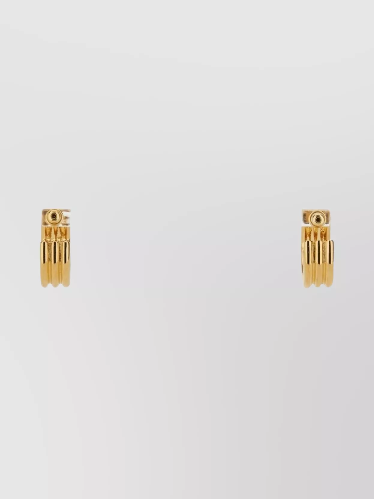 Fendi Hoop Earrings Pearl Detail