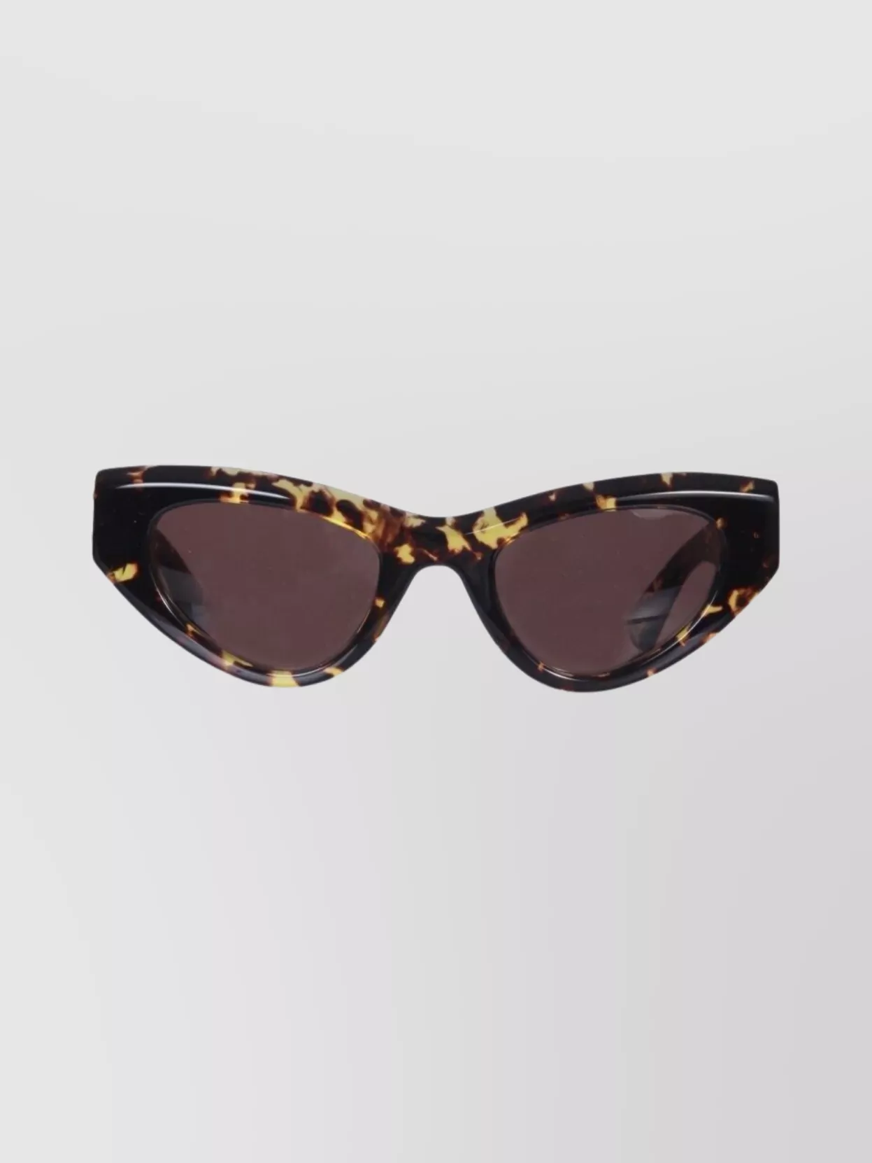 Bottega Veneta Stylish Cat Eye Sunglasses With Gold Accents