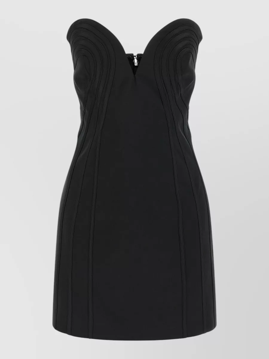 Rotate Birger Christensen satin off-shoulder mini dress