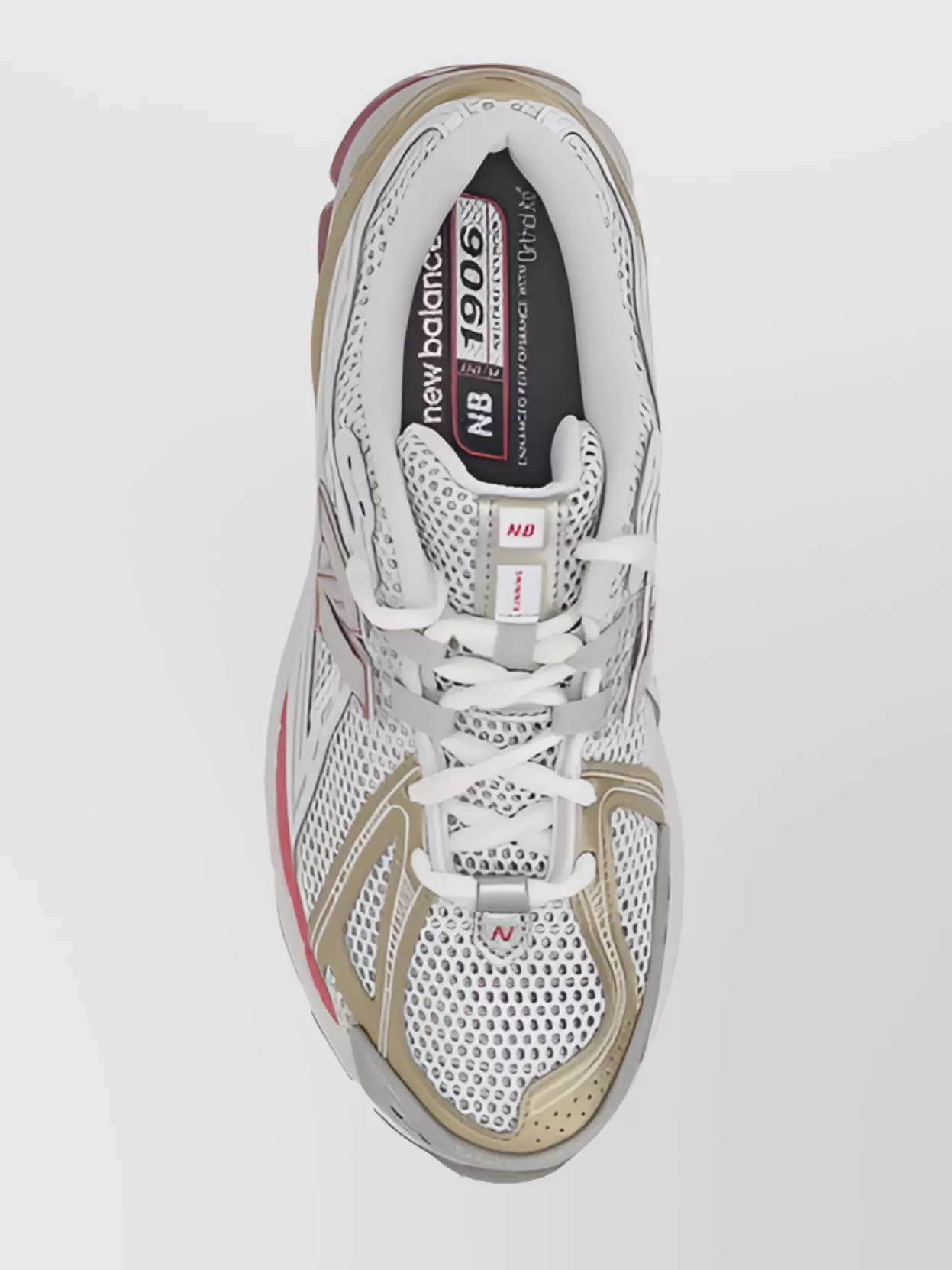 New Balance Comfortable Mesh Leather Sneakers