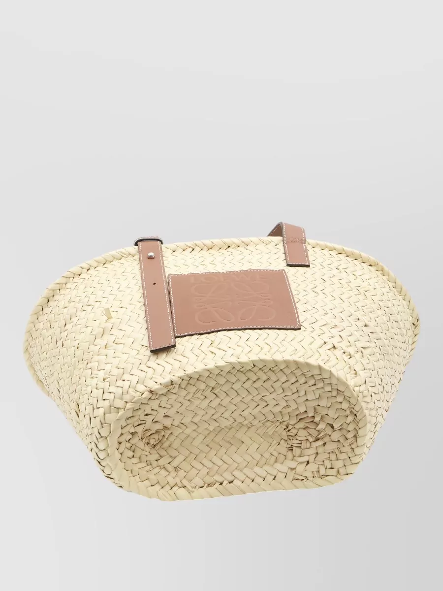 Loewe Palm Leaf Basket Leather Shoulder Bag