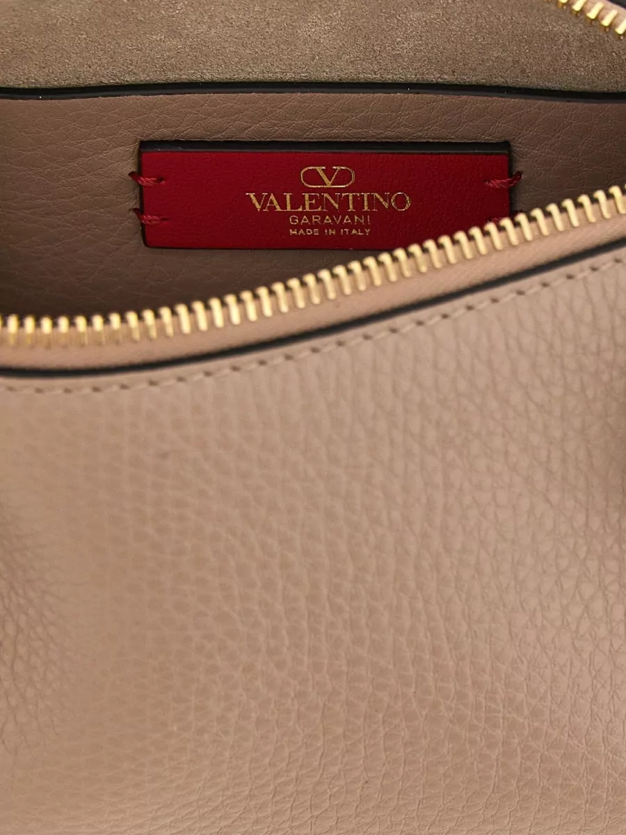 Valentino Garavani Rockstud Spike Leather Clutch Bag
