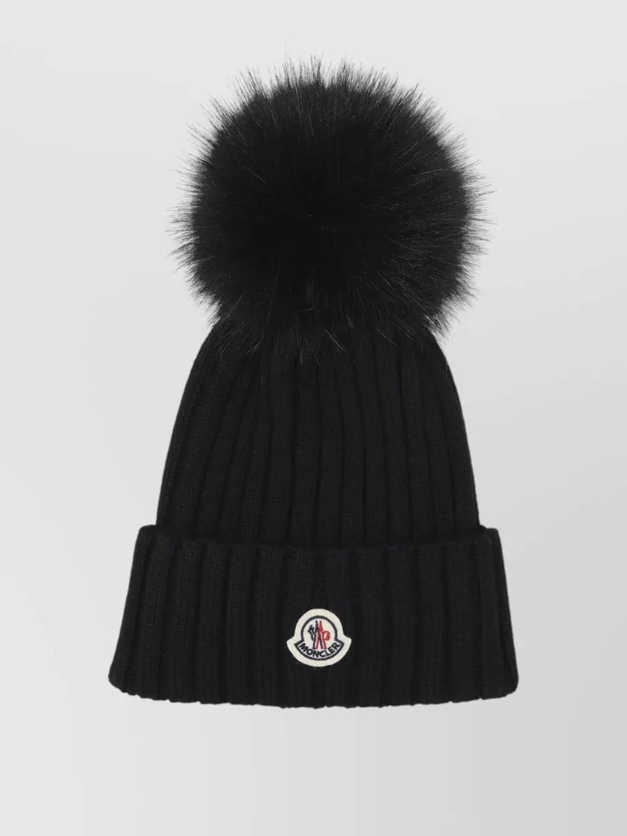 Moncler Ribbed Knit Beanie