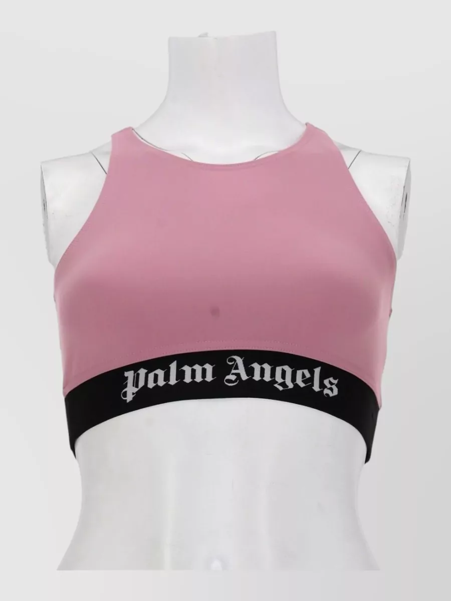 Palm Angels cropped sports bra