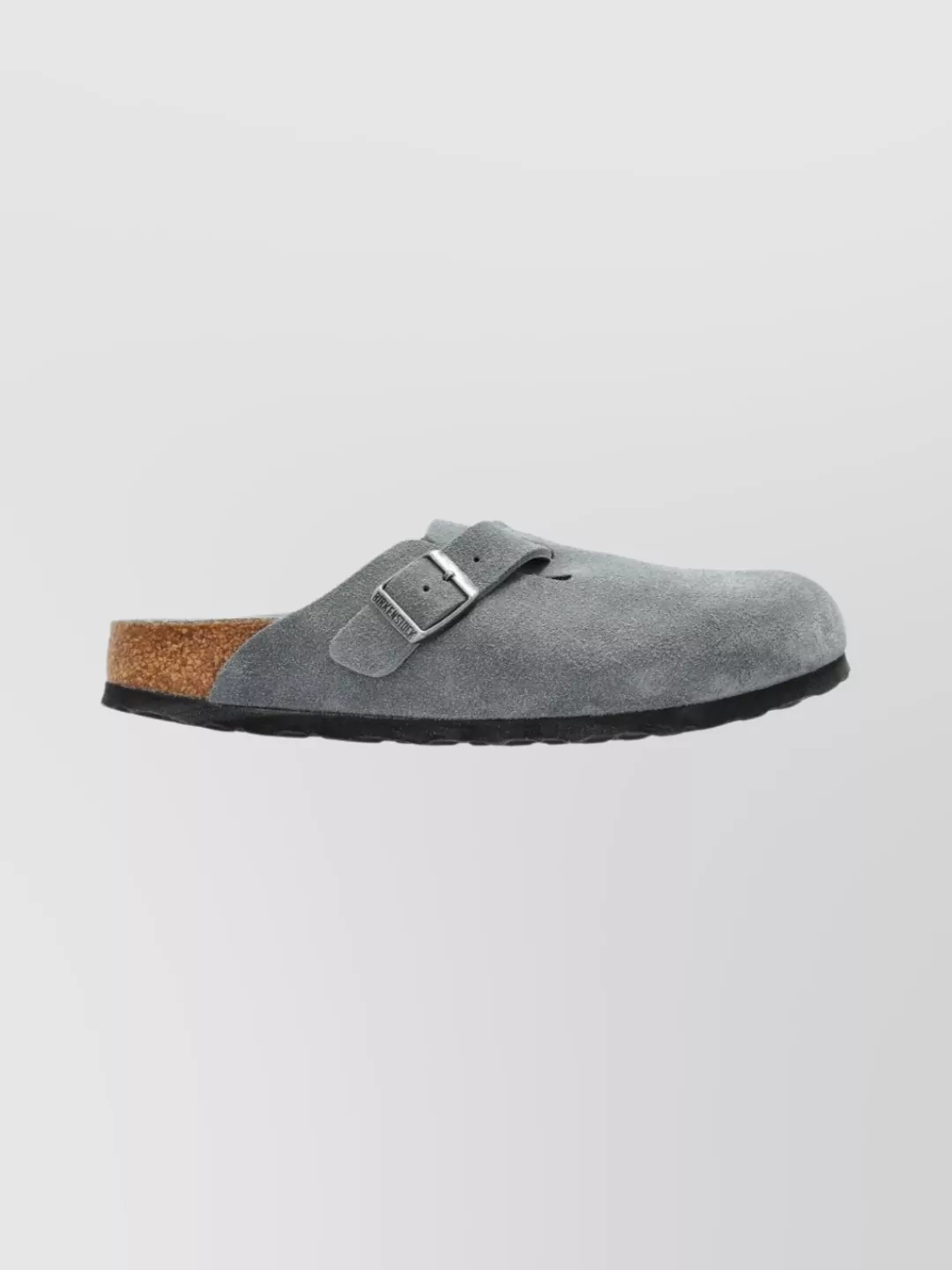 Birkenstock Suede Leather Open Back Slippers