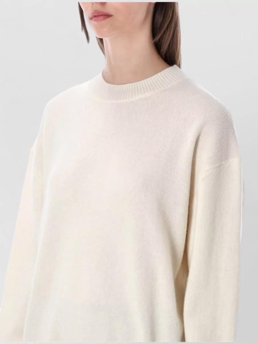 Anine Bing Cashmere Crewneck Knit Boxy Fit