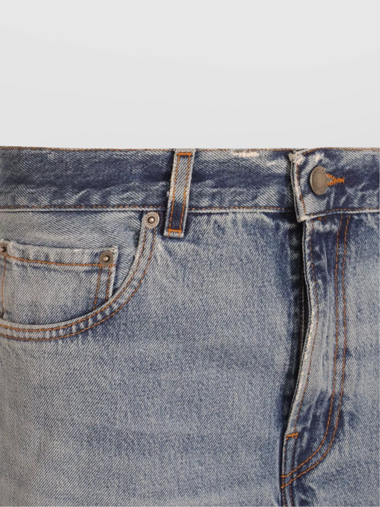 Haikure Straight Leg Trousers Belt Loops