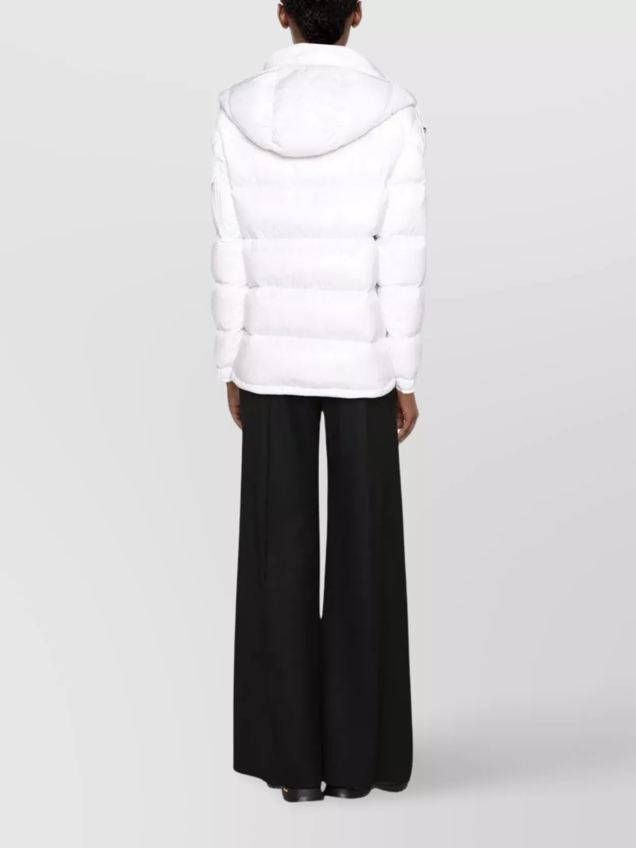 Moncler Hooded Quilted Down Jacket And Pockets