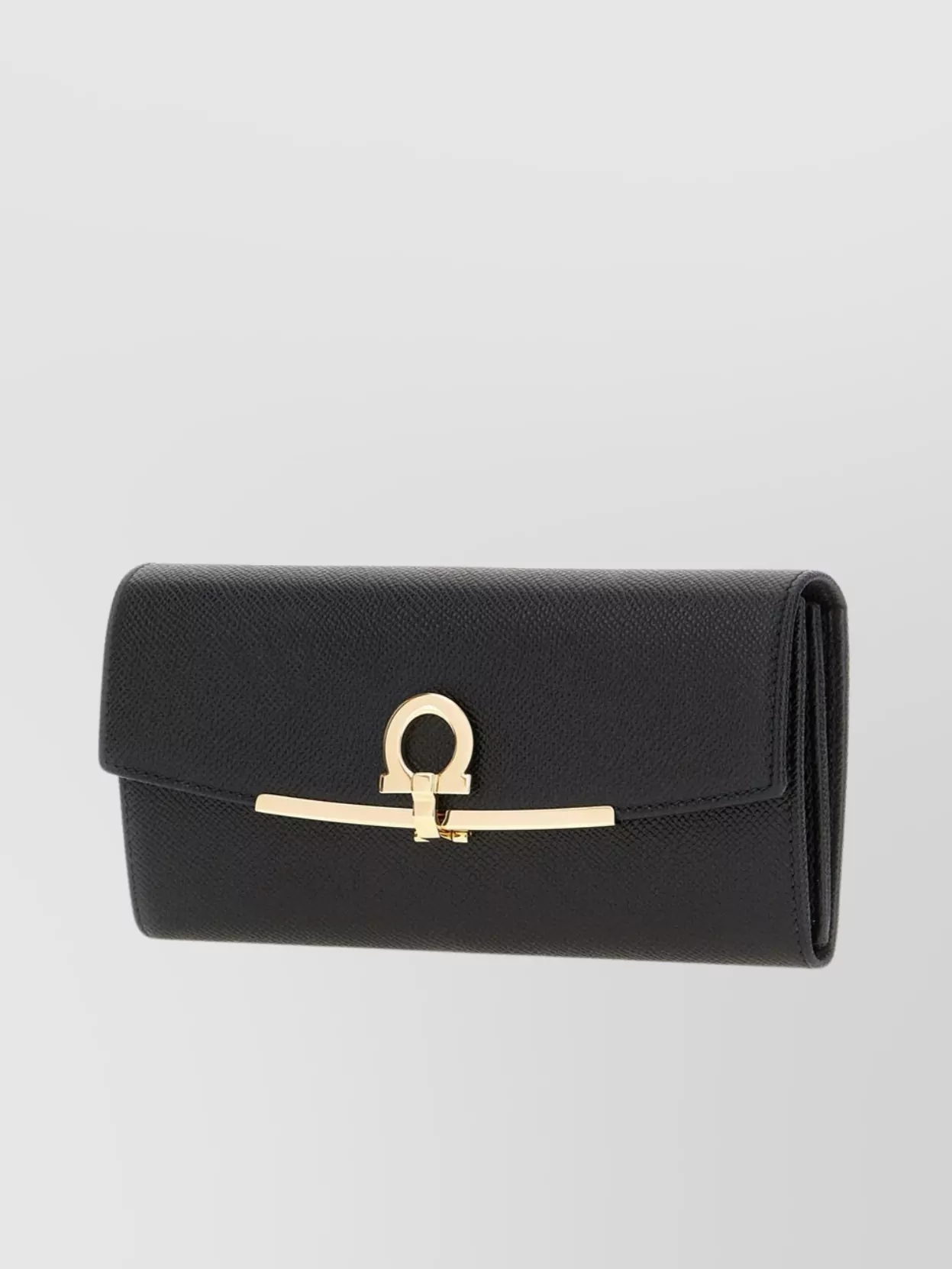 Ferragamo Gancino Clip With Textured Finish