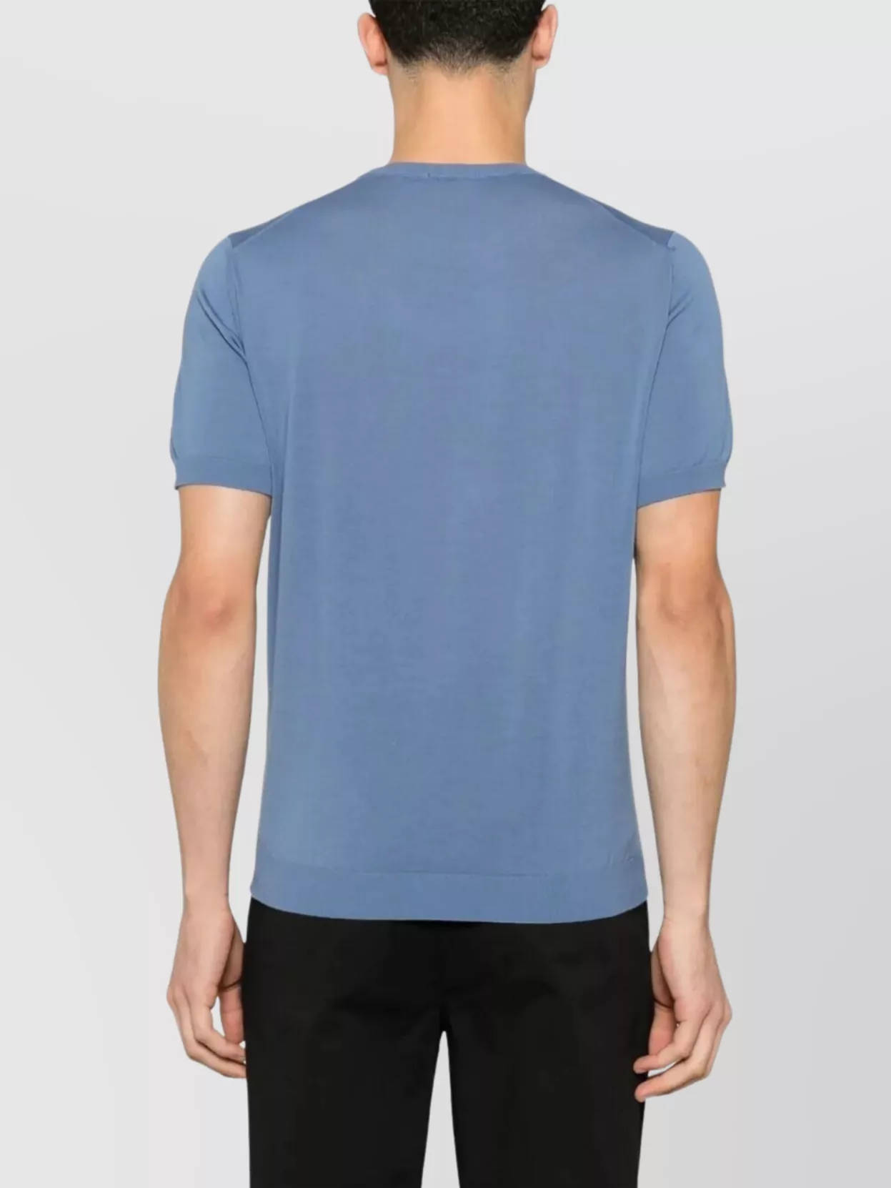 Drumohr Crew Neck Short Sleeves Knit Top