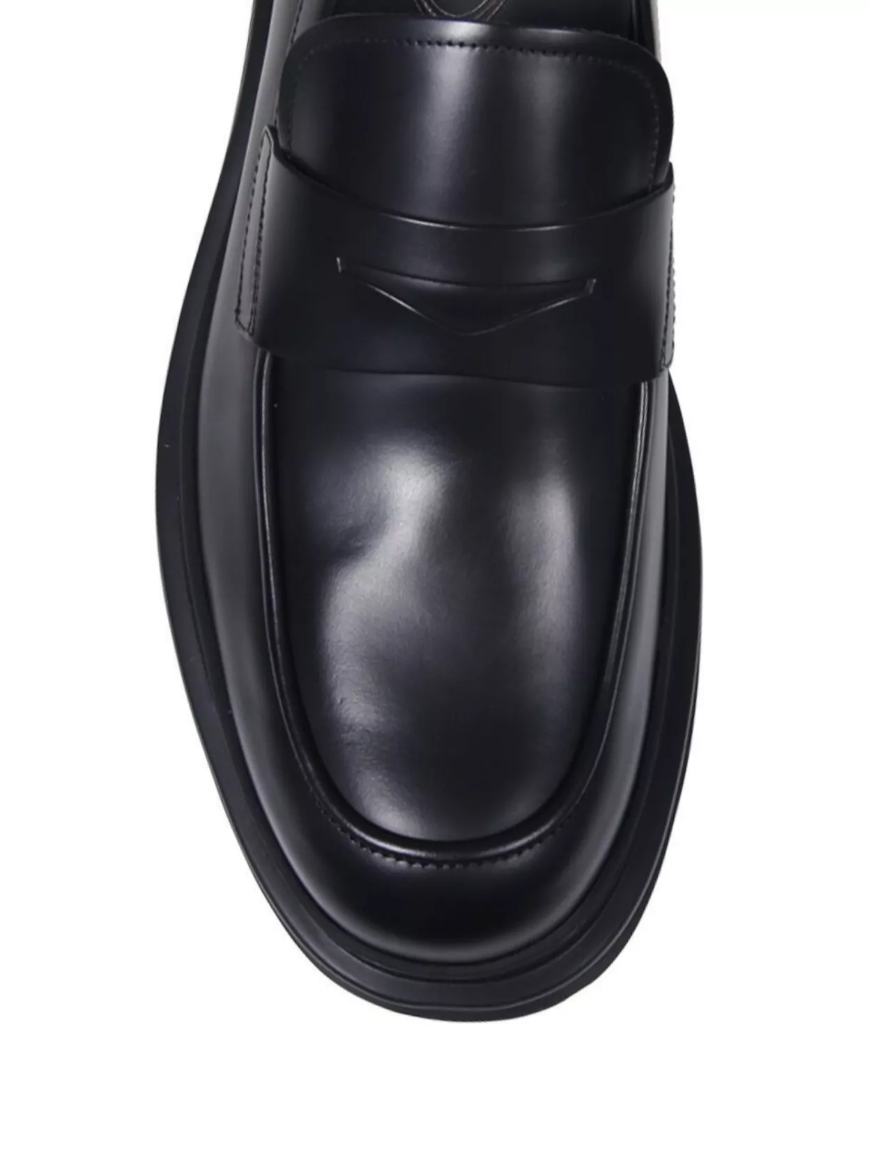 Tod's Carrarmato Style Black Leather Loafers In Black