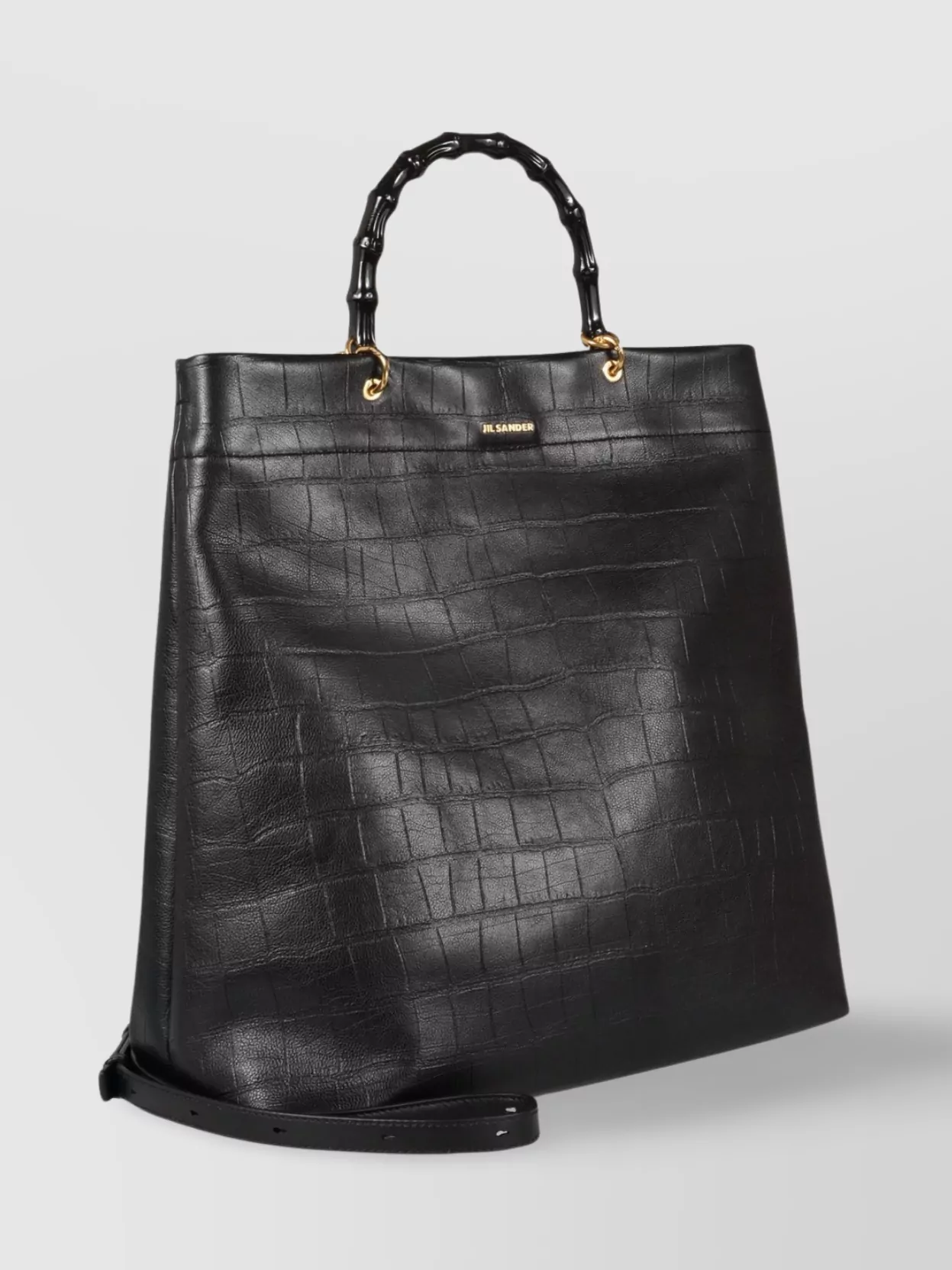Jil Sander Exotic Leather Tote Bag