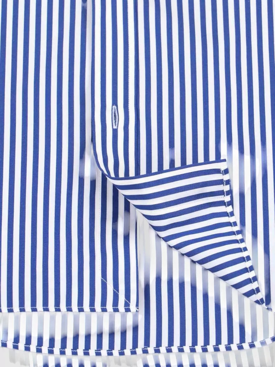 Tom Ford Striped Button Down Collar Long Sleeve Shirt