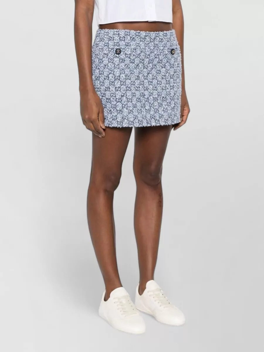 Gucci Tweed High-Waisted Mini Skirt