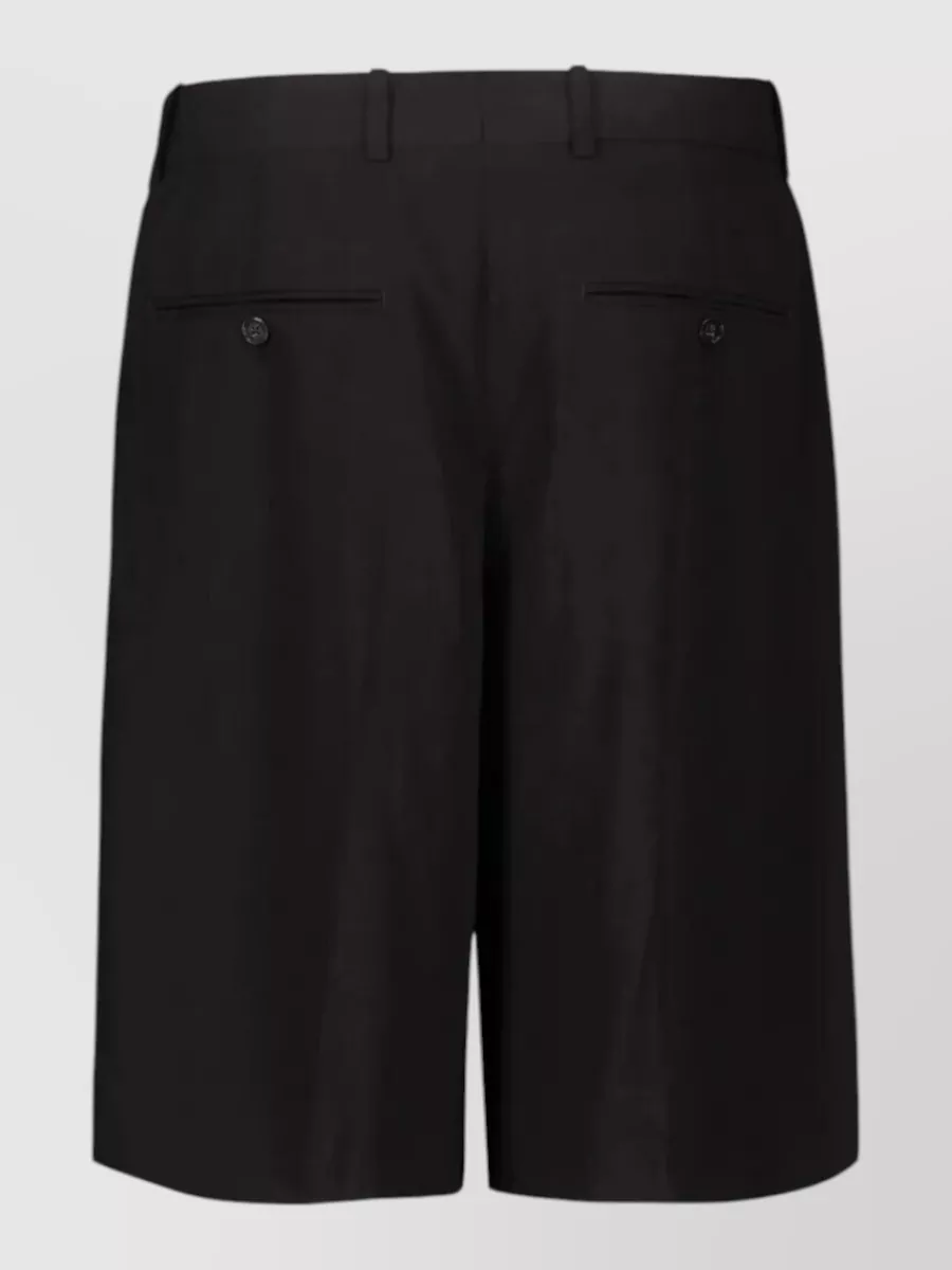 Totême Wool Wide-Leg Tailored Shorts