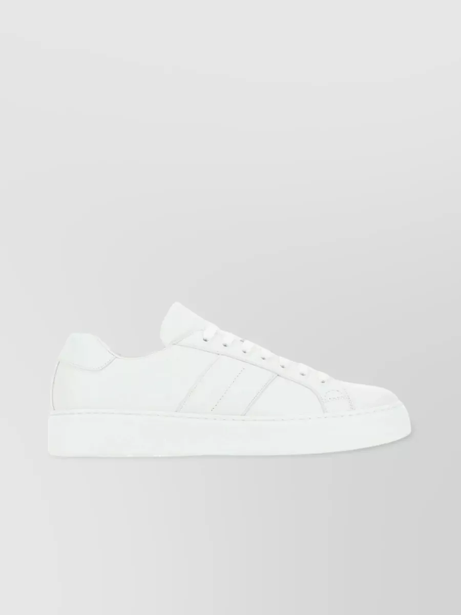 Shop Church's Mach 3 Leather Sneakers In Grey