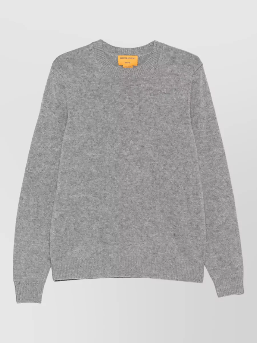 Guest In Residence Cashmere ribbed crewneck sweatshirt
