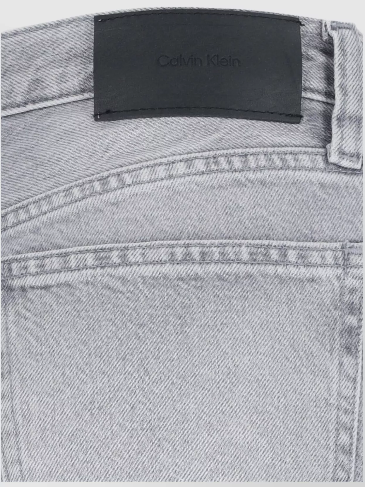 Calvin Klein Straight Trousers With Belt Loops And Flared Design
