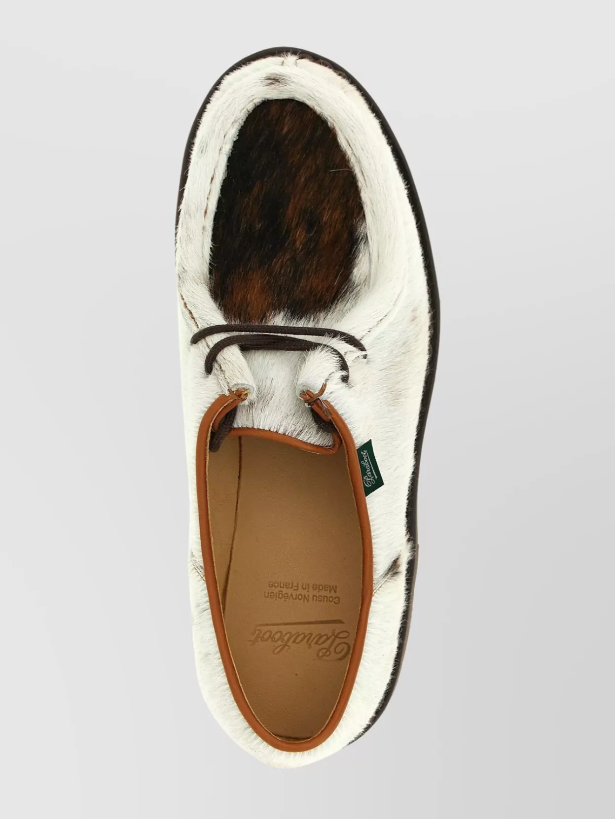 Paraboot Lace-Up Derby Shoes Fur Texture