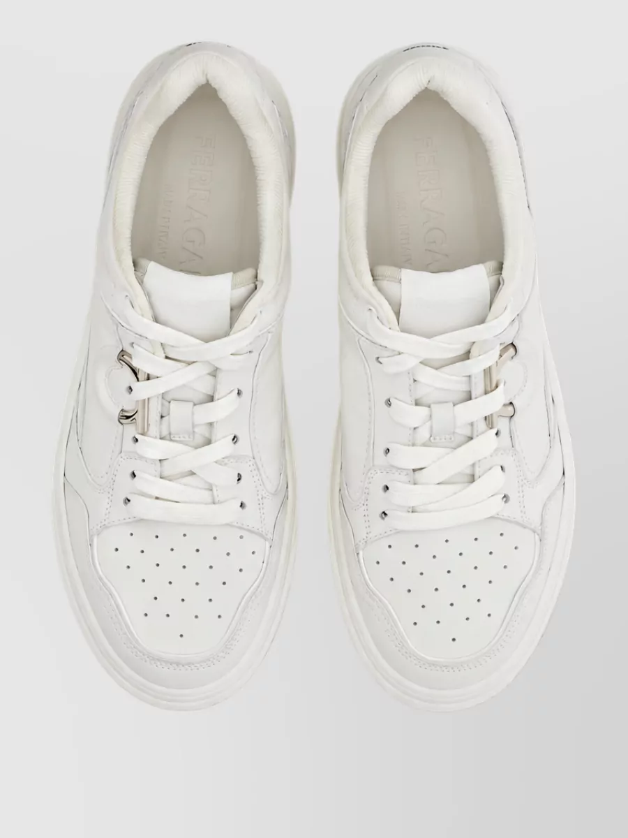Ferragamo Leather Sneakers