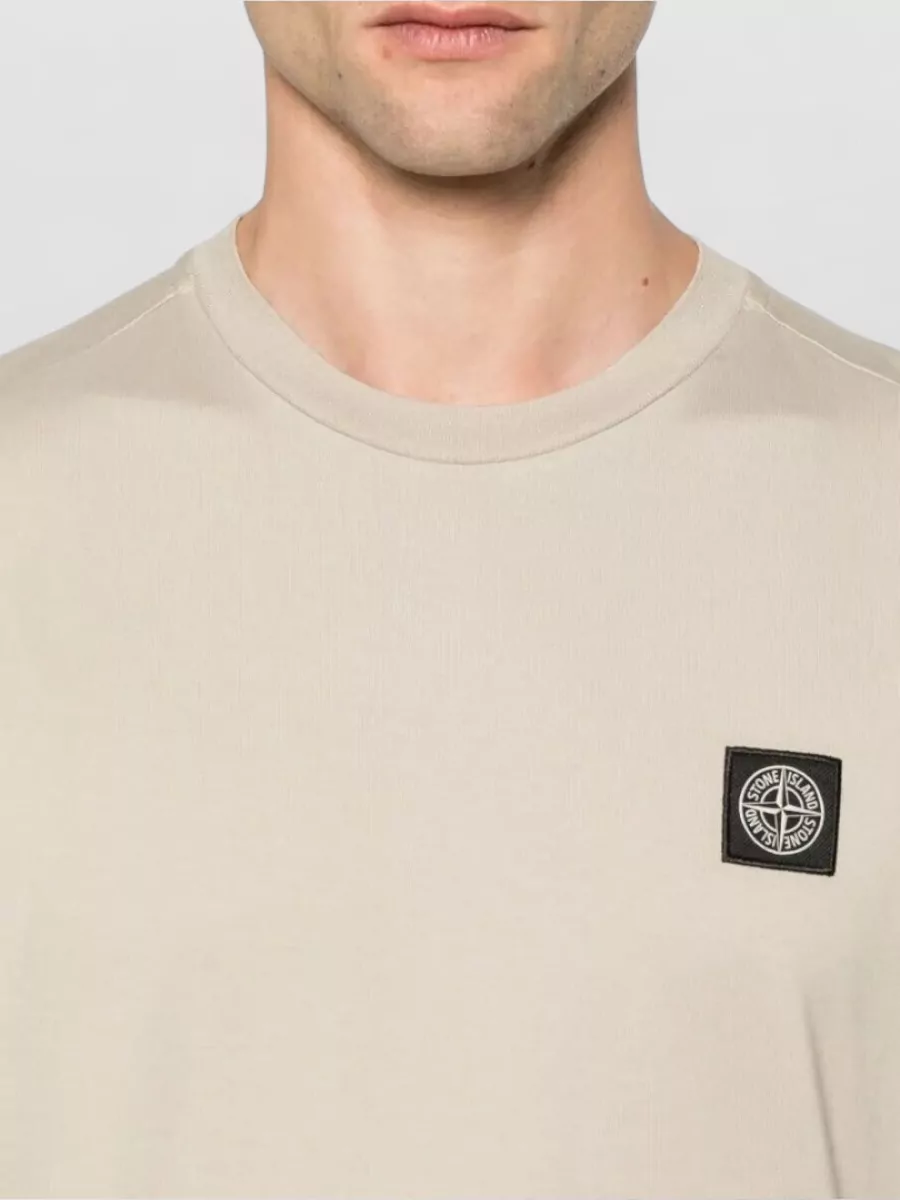 Stone Island Slim Fit Cotton Jersey Compass Patch T Shirt