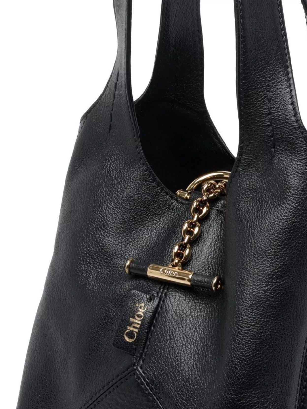 Chloé Balloon Shoulder Tote Chain Detail
