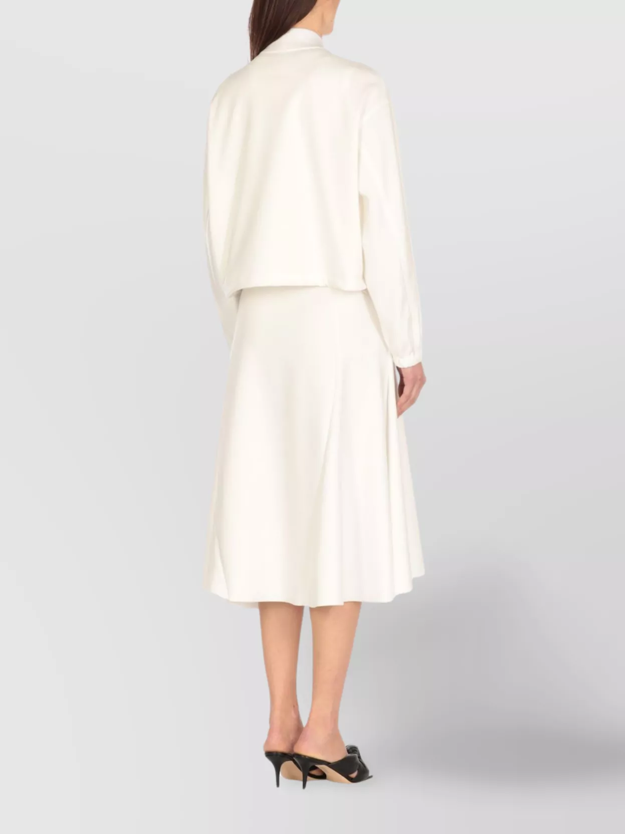 Fabiana Filippi Crew Neckline Elastic Cuffs Front Pockets
