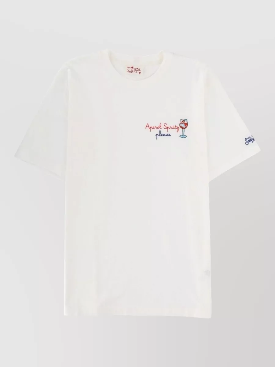 Mc2 Saint Barth Cotton embroidered t-shirt