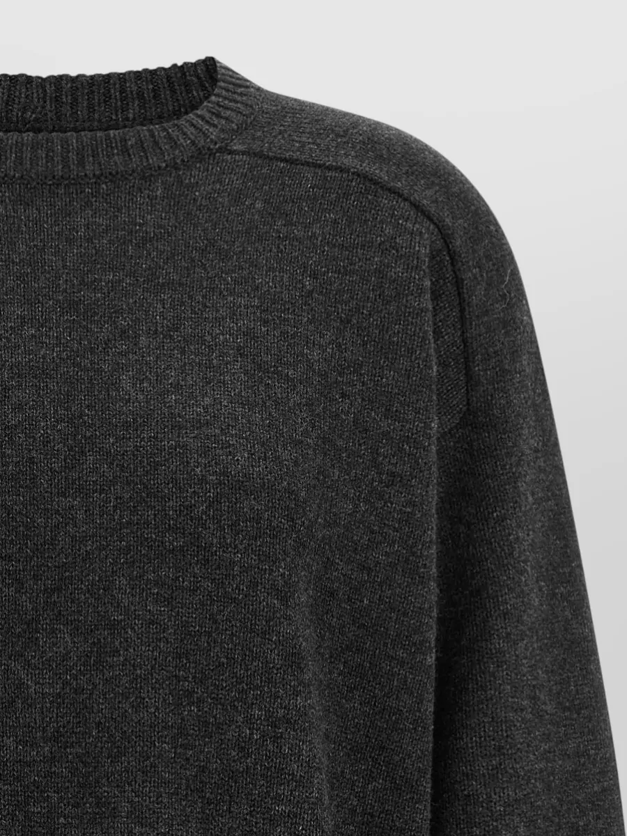Loulou Studio Cashmere-Blend Ribbed Crew-Neck Sweater