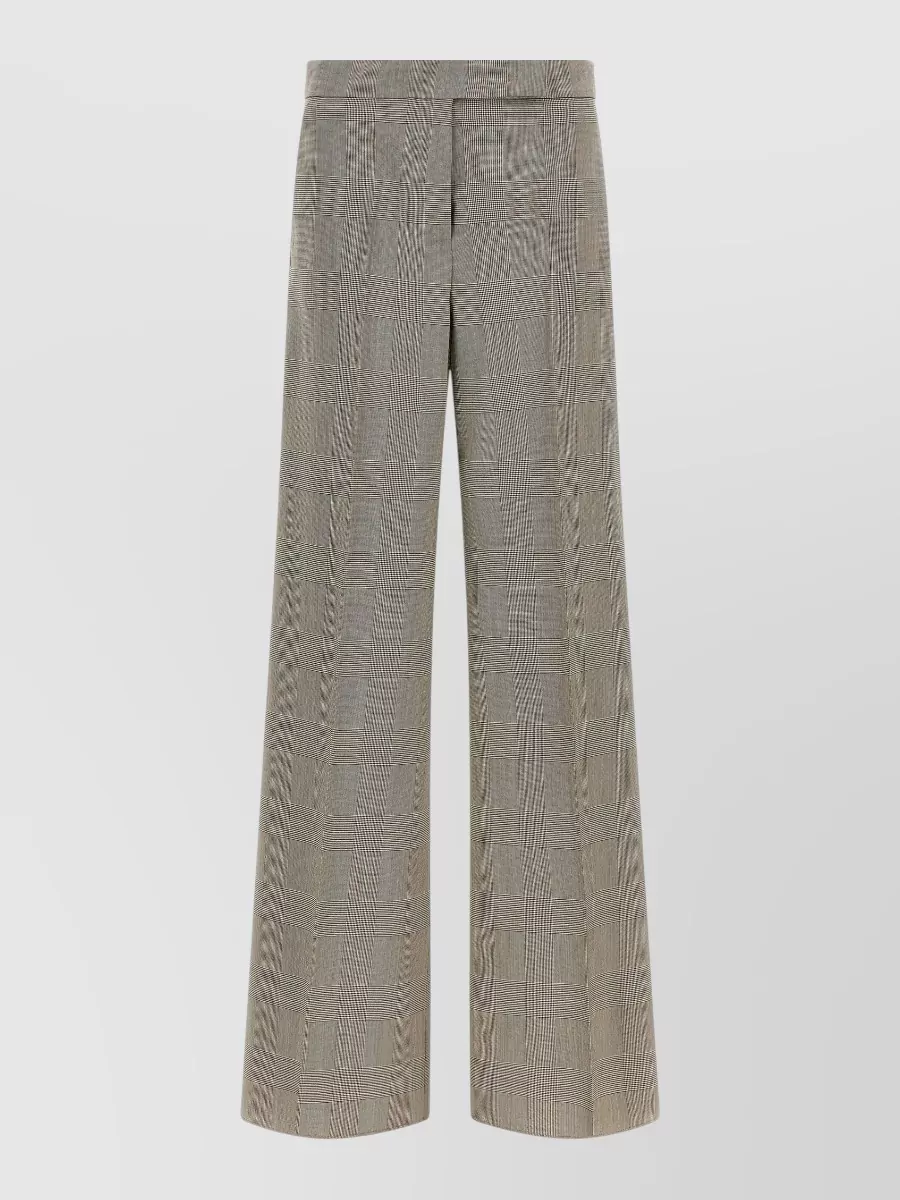 Max Mara wool high-rise wide-leg suit trousers