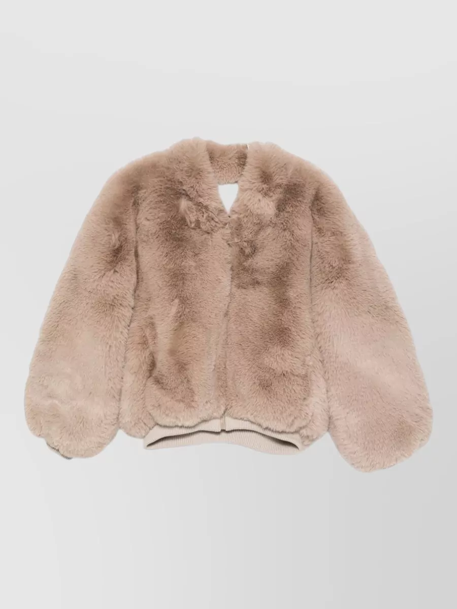The Frankie Shop faux fur oversized jacket