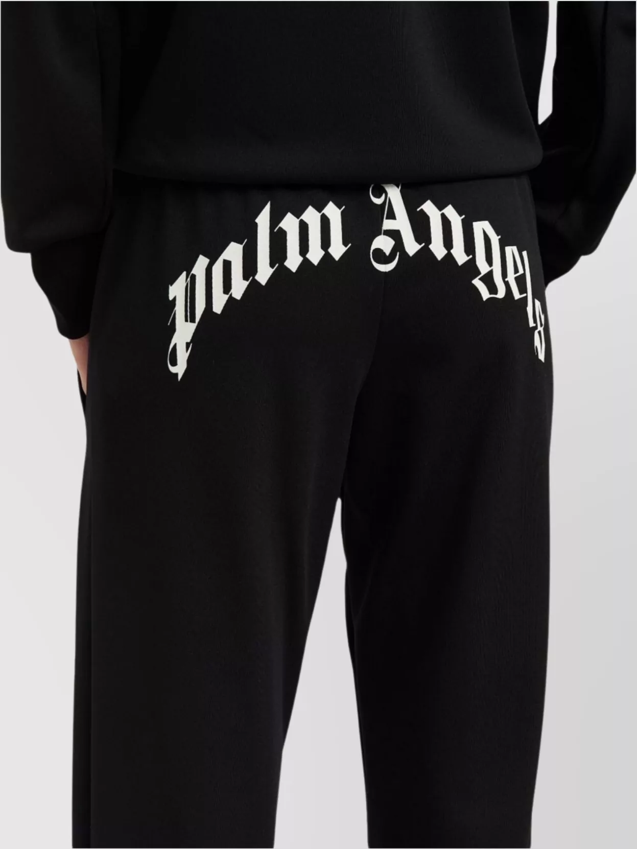 Palm Angels Elasticated Waistband Trousers With Two Side Pockets