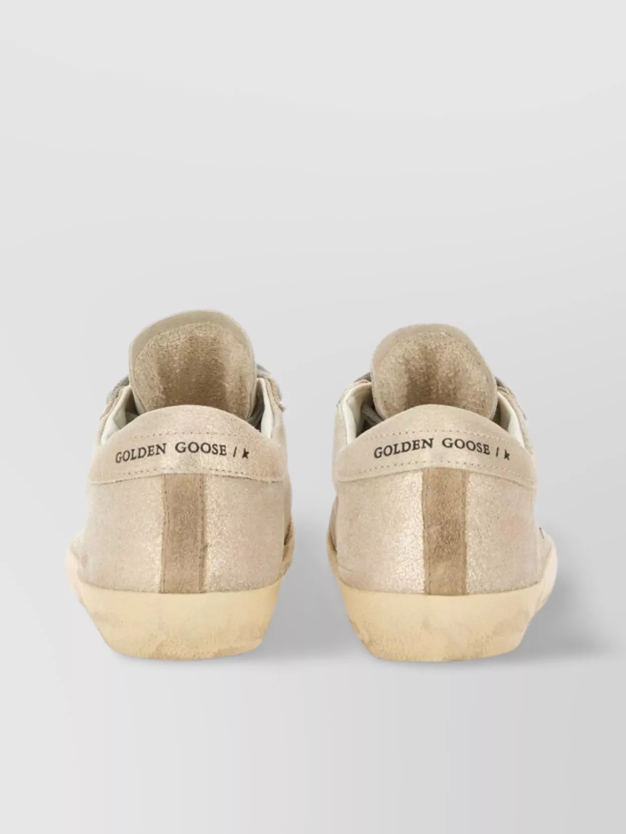 Golden Goose Suede Finish Perforated Side Sneakers