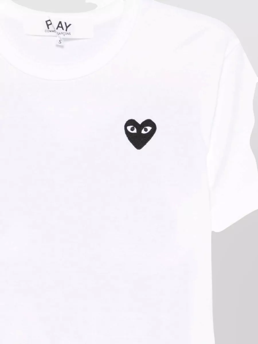 Comme Des Garçons Cotton Logo Print T Shirt