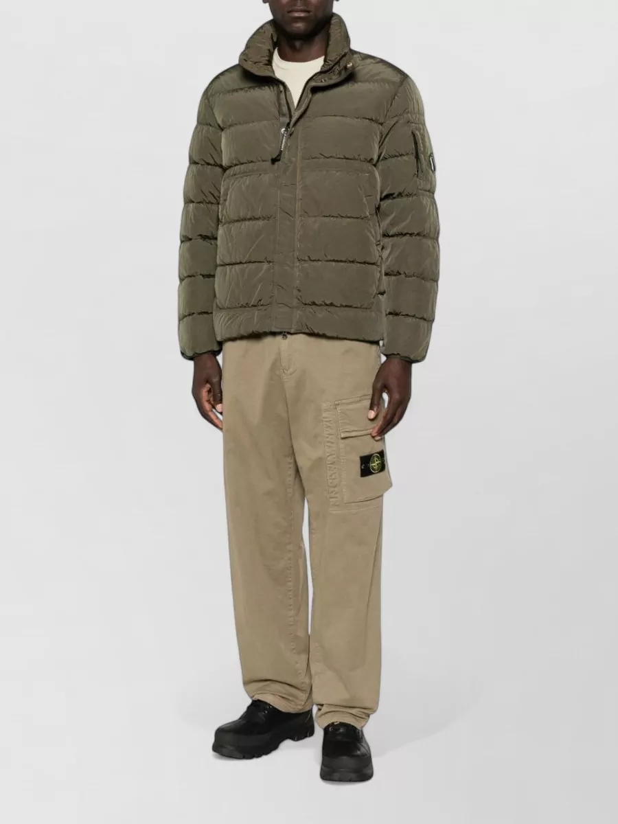 C.P. Company down quilted high-neck puffer jacket
