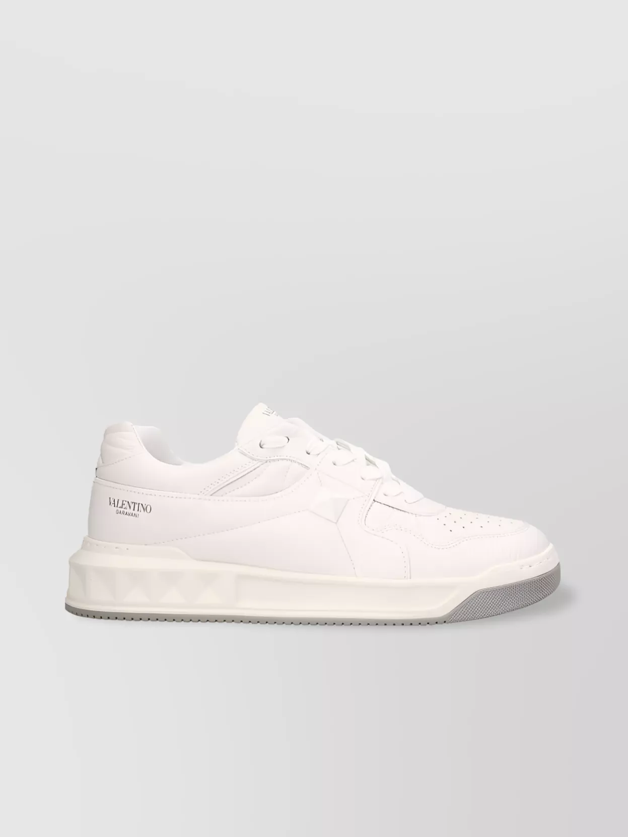 Shop Valentino Streamlined Sneakers For Optimal Comfort In White