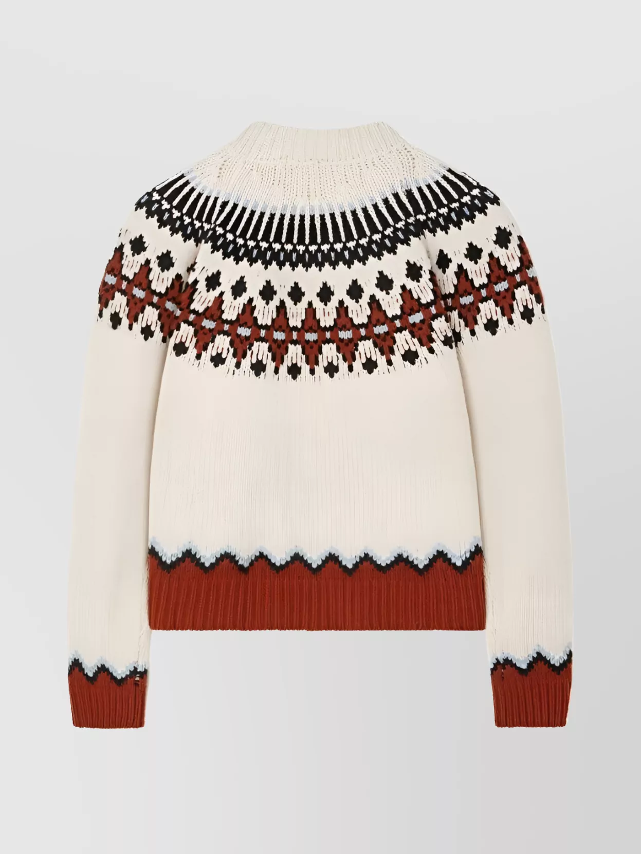 Alanui Winter Sweater Fair Isle Pattern