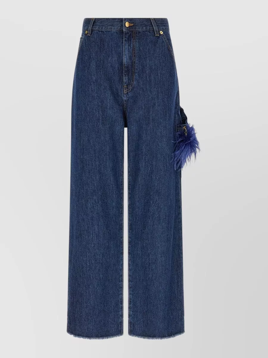 Darkpark high-rise wide-leg jeans