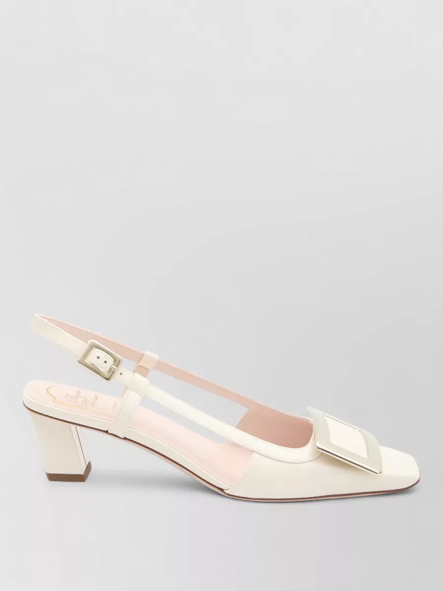 Roger Vivier Belle Vivier Slingback Pumps Leather Strap
