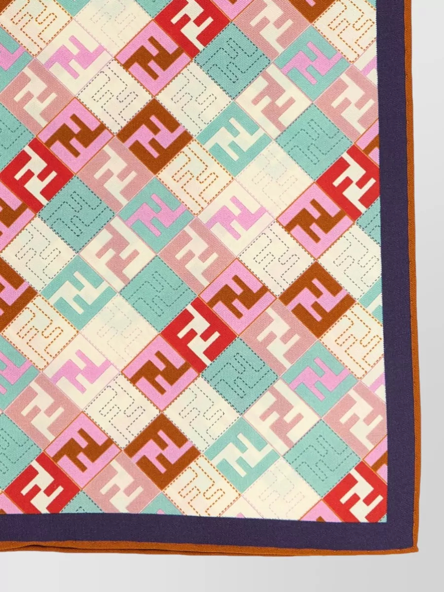 Fendi Silk Printed Scarf