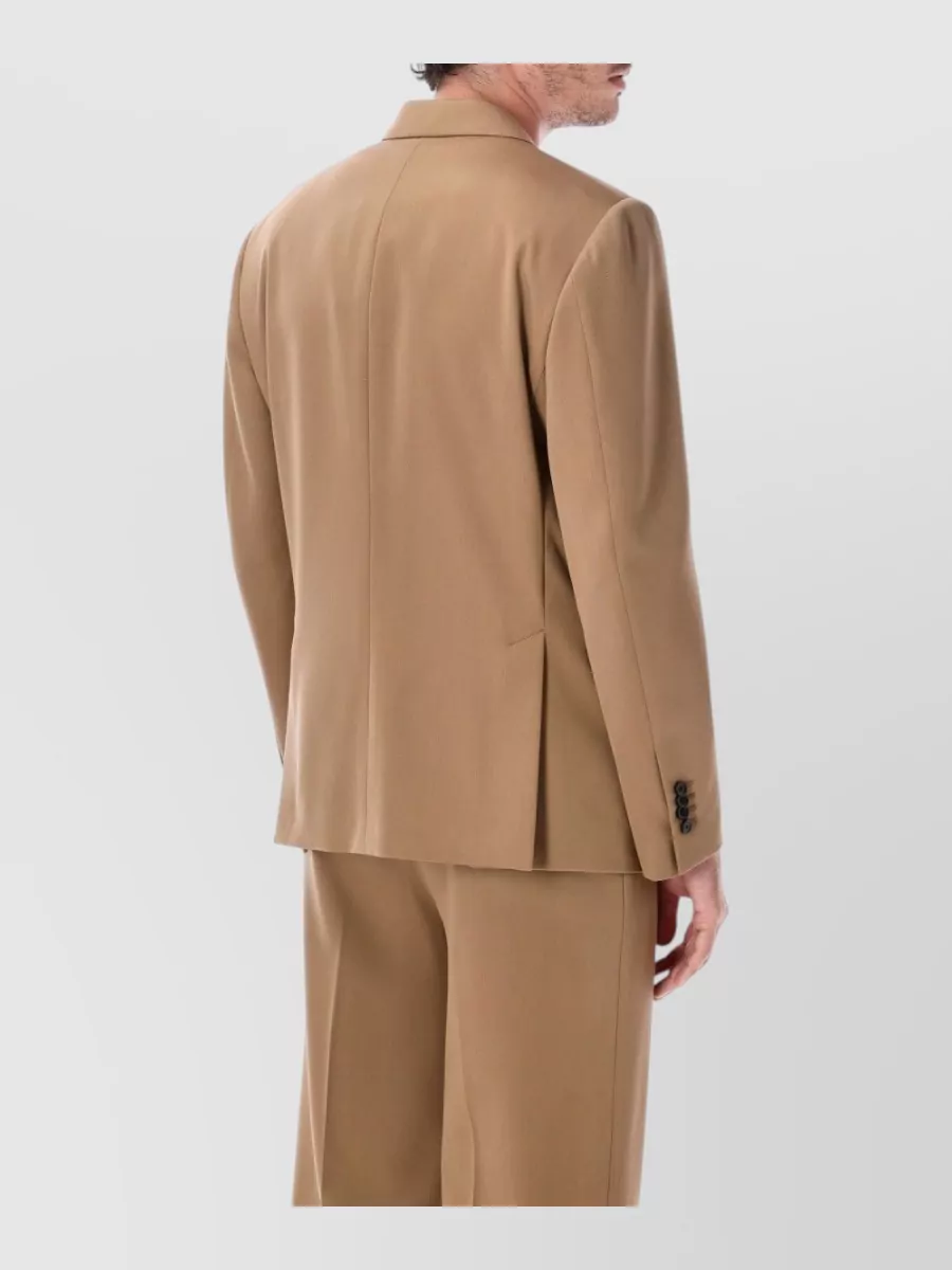 Lardini Wool Double-Breasted Blazer