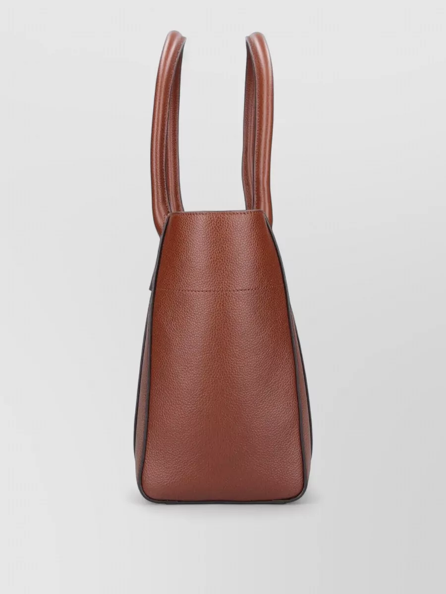 Mulberry Structured Tote Bag Double Handles Design