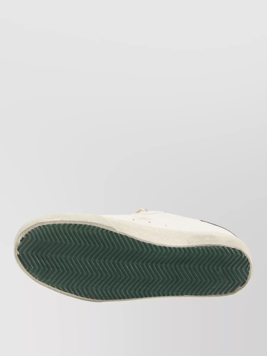 Golden Goose Superstar Leather Sneakers Crocodile Heel Tab