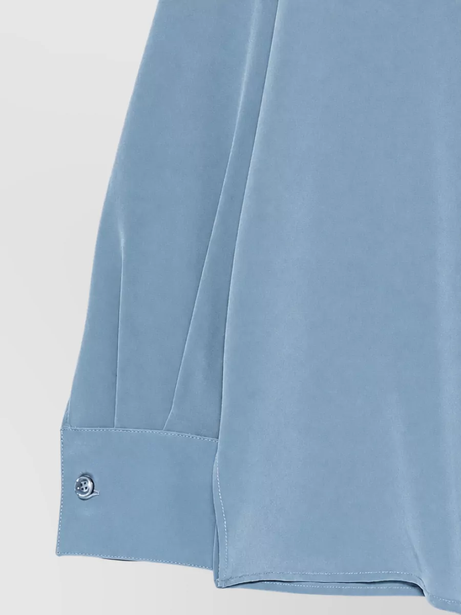 Emporio Armani Silk Long-Sleeve Shirt