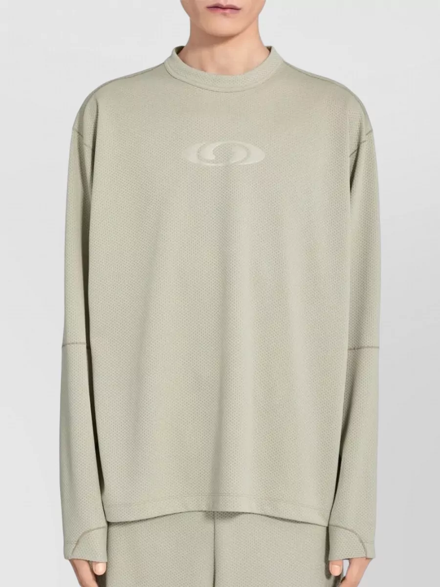 Mm6 Maison Margiela Logo-Print Long-Sleeve Sweatshirt