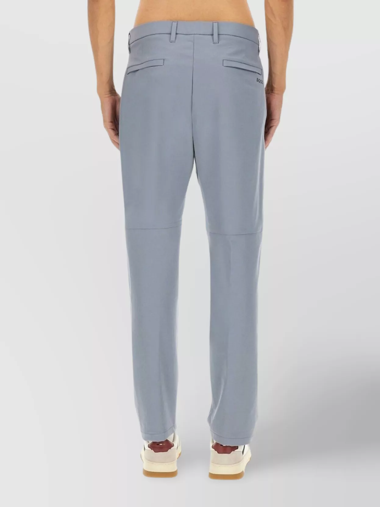 Boss Slim Fit Trousers Featuring Pockets