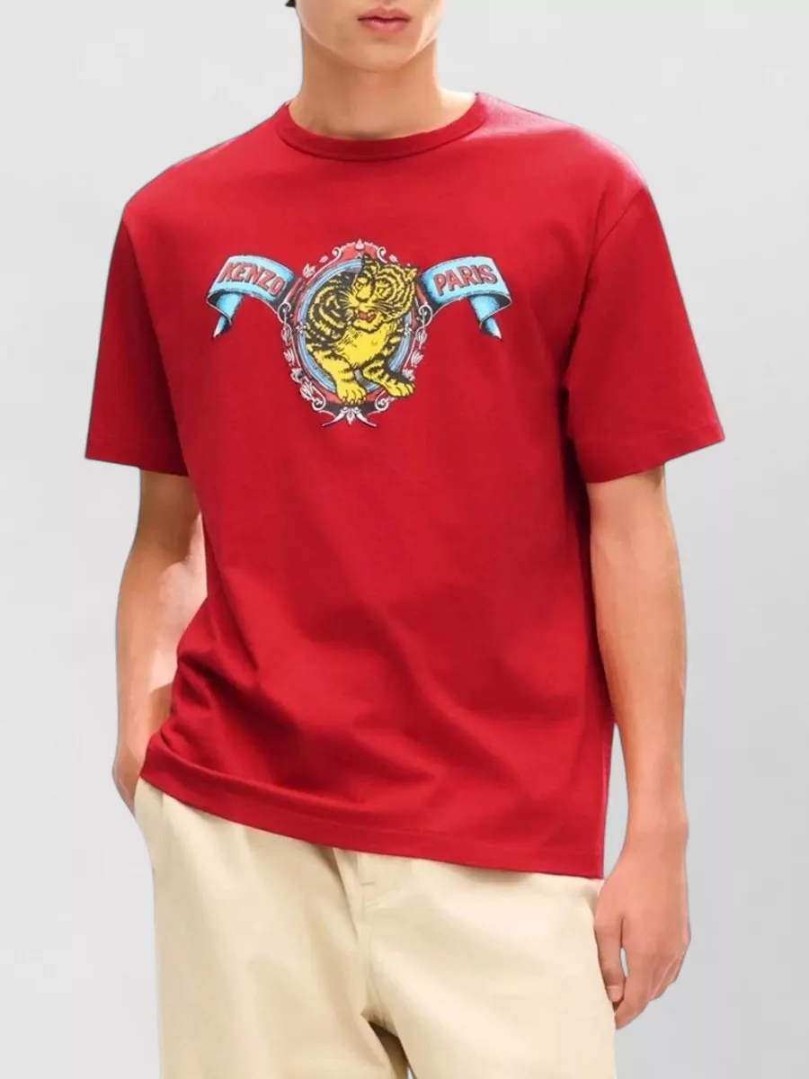 Kenzo Organic Cotton Printed T-Shirt