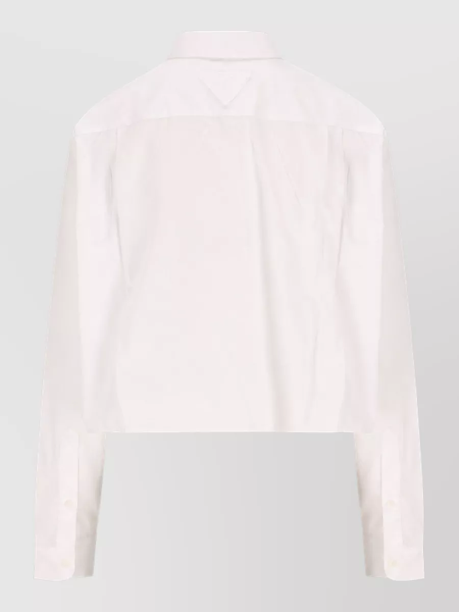 Prada Cotton Cropped Shirt