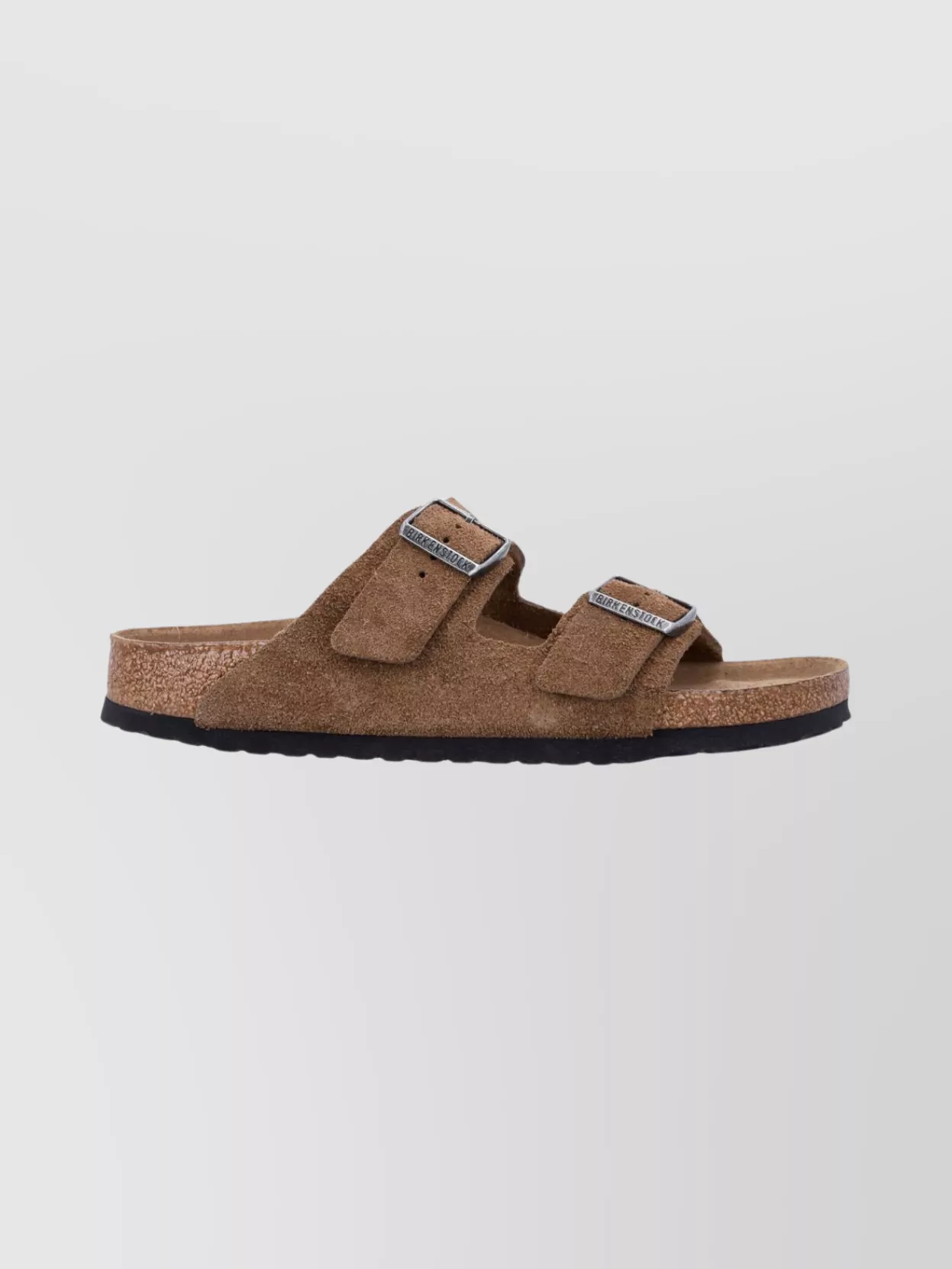 Birkenstock Arizona Sandals With Cork Sole And Suede