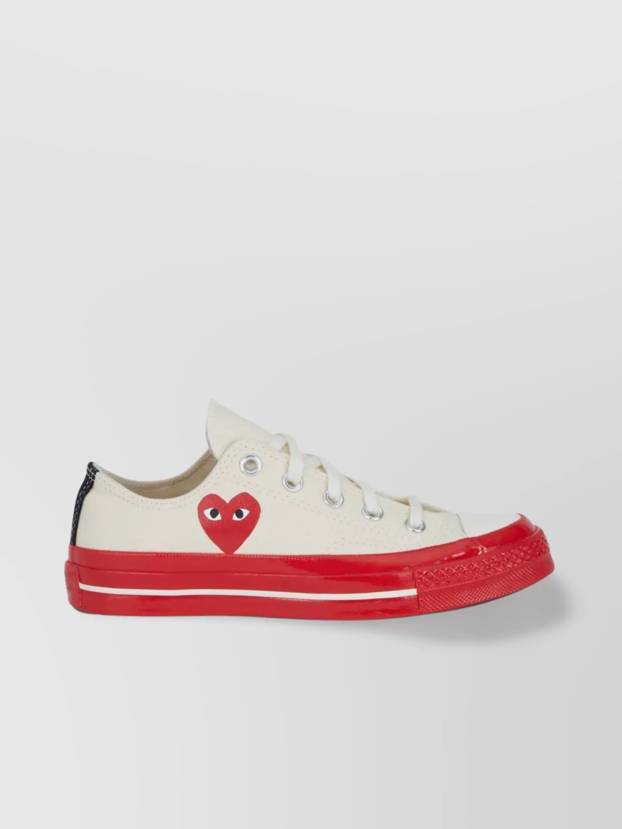 Comme Des Garçons Play Low-top Canvas Sneaker Rubber Sole